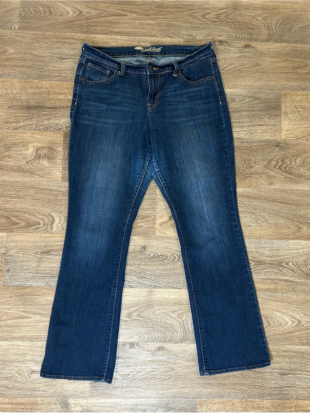 Old Navy Women's Dark Blue Bootcut Jeans